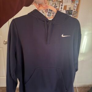 Nike Men's Dark Blue Hoodie
